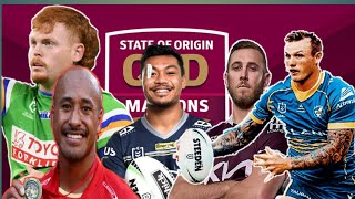 QLDMAROONS Predicted Game 2 LineUp [upl. by Renita]