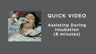 Assisting During Intubation [upl. by Desma]