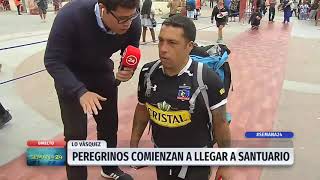 Comienzan a llegar los peregrinos al Santuario de la Virgen de Lo Vásquez  24 Horas TVN Chile [upl. by Chrisse]