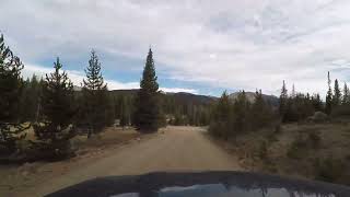 Meadow Creek Road near Winter Park CO from Aqueduct Road intersection to dead end no sound [upl. by Sinegra]