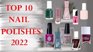 BEST NAIL POLISHES OF 2022  Application  Swatches on the Natural Nails  Perfect Nails at Home [upl. by Finzer]