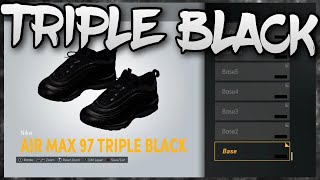 HOW TO MAKE Nike Air Max 97 quotTriple Blackquot IN NBA 2K22 NBA 2K22 Shoe Creator [upl. by Audie]