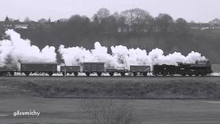 LNWR 7F 49395 on the last freight to Bacup [upl. by Eerised]