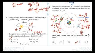 Test9 Çembersel Hareket Kepler Kanunları Meb Kazanım Kavrama Testi 12 Sınıf  KK9 [upl. by Corbin]