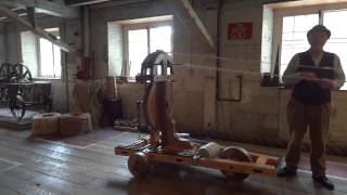 Chatham Historic Docks Traditional Rope Making Demo part1 [upl. by Barbuto874]