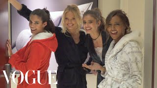 Victoria’s Secret Angels Sleepover Taylor Hill Jasmine Tookes and More Prep for the 2016 Show [upl. by Anujra]