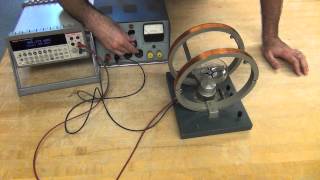 Using a Helmholtz coil and a compass [upl. by Drucill]