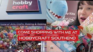 NEW Hobbycraft Southend Store Grand Opening Come shopping with me amp Haul  OMG So EXCITING [upl. by Tillo812]