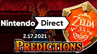 Nintendo Direct 2172021 Predictions  Zelda 35th Anniversary [upl. by Opportina]