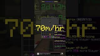 MAKE 70mhr with Mayor Aatrox  Hypixel Skyblock shorts [upl. by Pelagi830]