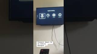 Tv Me Hotspot Kaise Connect Kare  Led Tv Ko Mobile Se Kaise Connect Kare smartphone smarttv [upl. by Zach]