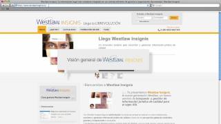 Video Tutorial Westlaw Insignis [upl. by Ellehcirt115]