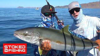 Cedros Island Yellowtail Fishing Part Three  Stoked On Fishing  Full Episode  2020 [upl. by Hector]