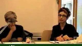 Avital Ronell and Judith Butler Contemporaneity of Philosophy 2006 23 [upl. by Hakaber43]