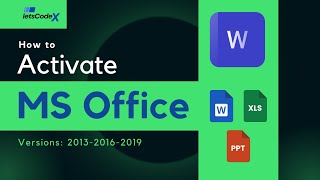 How to Activate Microsoft Office 201320162019  StepbyStep Guide [upl. by Apicella]