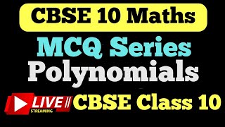 CBSE MCQ Series Polynomials  CBSE Class 10 studypointpro [upl. by Chew]