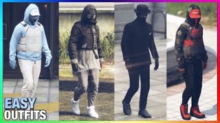 4 Easy Casual Male Semi Tryhard Outfits To Make GTA Online [upl. by Noni]