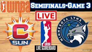 Live Connecticut Sun Vs Minnesota Lynx  WNBA Semifinals  Live Scoreboard  Play By Play [upl. by Mann]