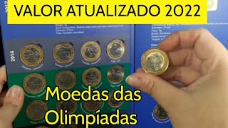 VALOR DAS MOEDAS OLÍMPICAS 2022 CATÁLOGO ATUALIZADO [upl. by Eyaj654]