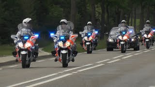 Memorial Day 2018 Margraten  Marechaussee en politiebegeleidingen [upl. by Eachelle398]