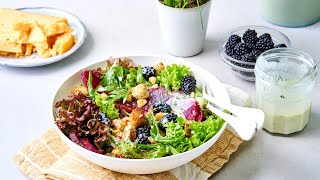 Maaltijdsalade met fruit Flandrien kaas en karnemelkdressing [upl. by Paulina751]