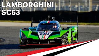 Lamborghini IMSA GTP Debut at The 12 Hours of Sebring [upl. by Lemieux964]