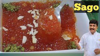 Easy And Tasty Sago Recipe  emirates sago  Arabic dessert sago sweet [upl. by Presber67]