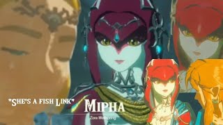 TOTK Zelda Catches You w Mipha ft Sidon Ep 3 [upl. by Wallach]