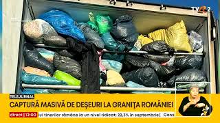 Tiruri cu deșeuri oprite la Vama Borș [upl. by Sorcim282]