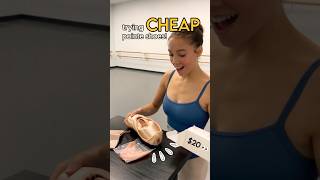 trying CHEAP pointe shoes🩰 ballet shorts [upl. by Akemad]