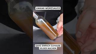 Umami WÜRZSAUCE ganz einfach Zuhause selber machen umami champignon shorts [upl. by Brogle]