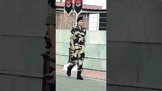 BSF Girl Swag 😎army indianparacommando armylover indianarmyforces attitude paramilitary [upl. by Rabush]