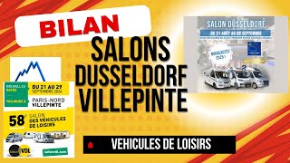 BILAN SALONS DU VÉHICULE DE LOISIRS DE DÜSSELDORF ET VILEPINTE QUELQUES BEAUX VÉHICULES EN VIDEO [upl. by Analim]