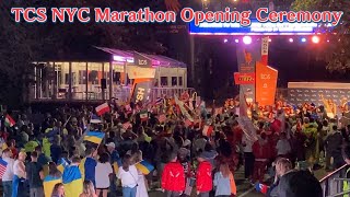 2024 TCS New York City Marathon Opening Ceremony at Central Park [upl. by Einobe412]