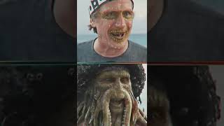 Davy Jones Without CGI Pirates of the Caribbean [upl. by Odine]