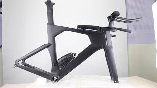 New LightCarbon disc brake TT road bike frameset [upl. by Kylen]