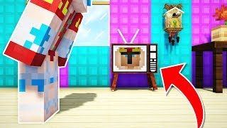 ME ESCONDO EN LA TELEVISION 😂 EL MEJOR ESCONDITE DE MINECRAFT [upl. by Larimore]