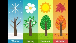 Seasons of the Year Song for Kids  Fun Learning with Winter Spring Summer Fall kidstalestime [upl. by Pilihp]