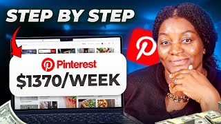 How I Made 7635 With Pinterest Affiliate Marketing FULL TUTORIAL [upl. by Fran]