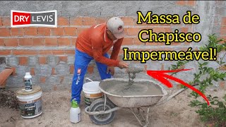 COMO FAZER MASSA DE CHAPISCO IMPERMEÁVEL [upl. by Analle]