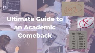 How to have an academic comeback and enter your academic weapon era in 2024 [upl. by Zachariah140]