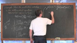 More Solving Separable Differential Equations Calculus 1 AB [upl. by Cohdwell]