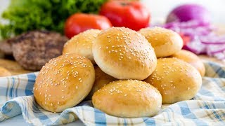 How to Make Homemade Hamburger Buns  The Stay At Home Chef [upl. by Ewolram]