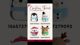 Christmas Bloxburg decals codes for you  rosegamergo roblox christmas bloxburg codes xmas [upl. by Annuaerb]