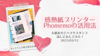 感熱紙プリンター【Phomemo】の活用法＆【こどものかお】オススメのポチ6❤️ [upl. by Retsub]