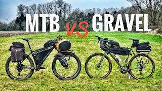 MTB vs Gravel Bike  Which is best for Bikepacking [upl. by Onihc]