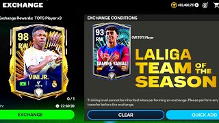 Leaks Yamal TOTS 🇪🇸 LaLiga Card  LaLiga TOTS Voting for FC Mobile 24 [upl. by Nuajed186]