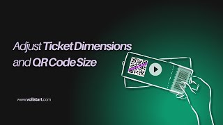 Adjust Ticket Dimensions and QR Code Size  Event Tickets With Ticket Scanner [upl. by Chitkara]