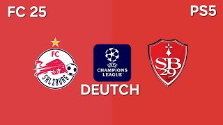 FC SALZBURG  STBREST  UEFA CHAMPİONS LEAGUE ⭐️  MATCHDAY 2  EA FC 25 PREDİCTİON  🎮 [upl. by Ettenoj]