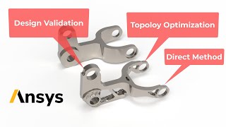 Topology Optimization amp Additive Manufacturing in ANSYS Fully Narrated Tutorial [upl. by Auqenes115]